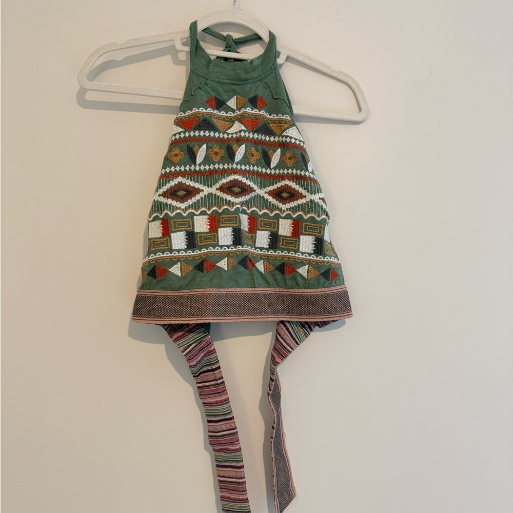 Altar’d State Tribal Print Halter Top backless